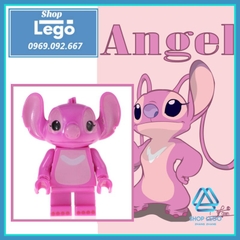 Xếp hình angie pink stitch trong phim hoạt hình Lilo And Stitch Lego Minifigures Kopf KF2113