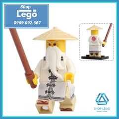 Xếp hình Ninjago đại chiến tộc Rắn và Lord Gamardo Lego Minifigures Lele A049 056