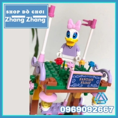 Xếp hình Xe diễu hành của vịt Daisy trong phim hoạt hình chuột Micky Lego Minifigures PRCK 69654