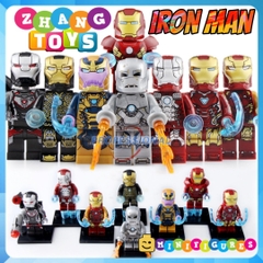 Xếp hình Tuyển tập Iron-man Thanos Warmachine  mk1 Lego Minifigures xinh X0252