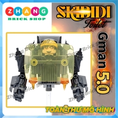 Đồ chơi lắp ráp Skibidi Toilet Gman 5.0 Minifigures KDL838 K2251 [Zhang Brick Shop]
