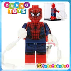 Xếp hình Spider man : Homecoming Vulture Iron Man Silk Masked Robber Spider-Man Lego Minifigures Xinh X0168