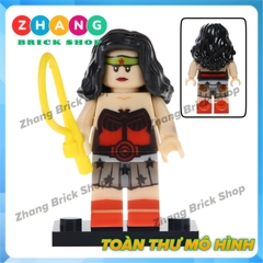 Xếp hình Dare Devil Deadshot Harley Quinn Robin Spider man Wonder Woman Joker Lego Minifigures POGO pg8196