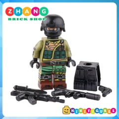 Xếp hình biệt đội đặc nhiệm Spetnazt phản ứng nhanh Swat Nga Lego Minifigures Decool 304 307