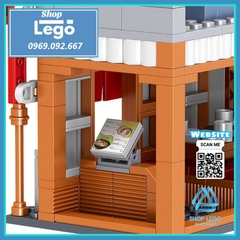 Xếp hình 270 hình Tiệm đồ nướng Naruto và Sasuke rủ nhau đi nhậu Lego Minifigures PRCK 69626