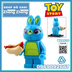 Xếp hình Toys Story Buzz Lightyear Woody Jessie Alien Bunny Bo Peep Gabby Duke Caboom Lego Minifigures Wm6060