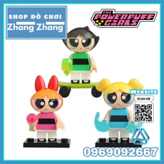 Đồ chơi xếp hình Powerpuff Girls gồm Buttercup Bubbles Blossom Minifigures WM6051