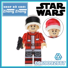 Xếp hình Star Wars Stormtrooper Darth Vader - Rebel Trooper Han Solo Leia Lego Minifigures Luke Skywalker POGO PG8200