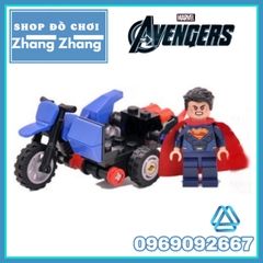 Xếp hình Siêu anh hùng Marvel Motorcycle Lego Minifigures Decool 7008 7013
