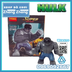Xếp hình Người khổng lồ xanh Hulk Lego Minifigures Decool 0146