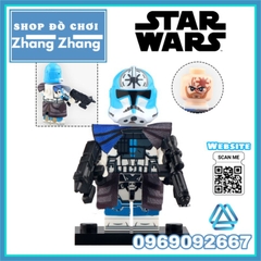 Đồ chơi xếp hình Star Wars Jesse Grey Legion Trooper Galactic Marine Crosshair Bo-Katan Minifigures Xinh X0323