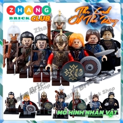Mô hình nhân vật The Hobbit Theoden Eomer Rohan Wormtongue Boromir Aragorn Bowman POGO PG8031