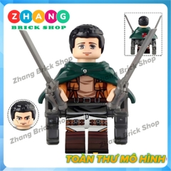 Đồ chơi xếp hình Attack on Titan Police Regiment Scout Legion Training Cops Zhang Brick Shop Minifigures WM6166