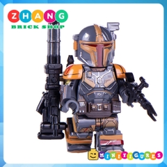 Xếp hình Star Wars Binh đoàn lính Heavy Infantry Mandalorian trong chiến tranh giữa các vì sao Lego Minifigures WM6094