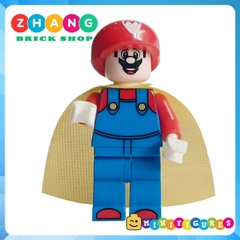 Xếp hình Mario with Cappy - Yoshi - Luigi giải cứu công chúa Lego Minifigures Chengyi CY8001