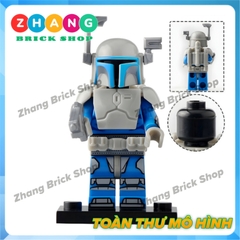 Xếp hình Star Wars Mandalorian Jango Boba Mando Fenn Rau Lego Minifigures KT1041