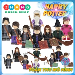 Đồ chơi xếp hình Harry Potter Hermione Dumbledore Minerva Dolores Ron Weasley Snape Minifigures POGO PG8133