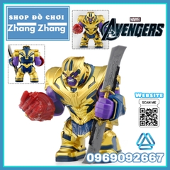 Xếp hình Thanos trong Avengers Endgame mới nhất Bigfigures Lego Minifigures WM WM963