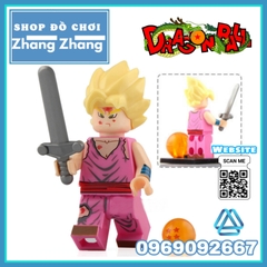 Xếp hình Dragon Ball Gohan - Bardock - Broly - Goku Vegeta Lego Minifigures WM6032