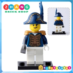Xếp hình lục quân quân đội Cuộc chiến Hoa Kỳ - Anh Quốc 1812 Lego Minifigures POGO PG8035