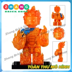 Đồ chơi lắp ráp Fantastic 4 Thing Human Torch Invisible Womans Minifigures G0146 [Zhang Brick Shop]