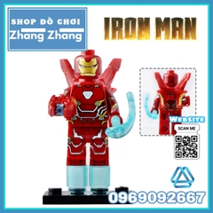Xếp hình Tuyển tập Iron Man Avengers Endgame MK50 MK85 MK1 MK41 MK5 - Captain Marvel - Outtrider Lego Minifigures WM6055