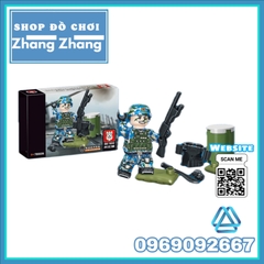 Đồ chơi Xếp hình lực lượng Thủy Quân lục chiến Navy Military Lego Minifigures Tbstoys Tbs53-58