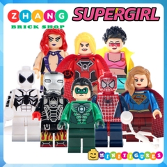 Xếp hình Siêu anh hùng Li gan huan
- FireStar
- The Red woman 
- SuperWoman Lego Minifigures Wm Wm6005