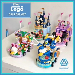 Xếp hình Xe lâu đài chuột Micky Mouse rất đẹp Lego Minifigures PRCK PRCK69654