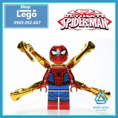 Xếp hình người nhện Spider-Man Civil War mới trong Avengers Lego Minifigures Kopf KF6090 KF1165