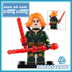 Xếp hình Yelena - Taskmaster - Black Widow - Iron Maiden - Red Guardian Lego Minifigures Xinh X0289