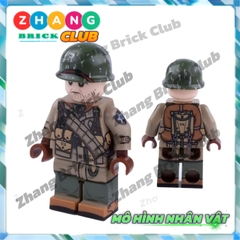 Mô hình nhân vật chiến tranh triều tiên Chí nguyện quân Trung Hàn Mỹ JC013 016 JA015 018