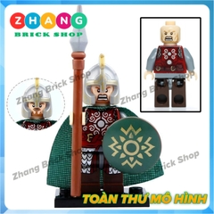 Xếp hình The Hobbit Theoden - Eomer - Rohan - Wormtongue - Boromir - Aragorn - Bowman Lego Minifigures Pogo PG8031