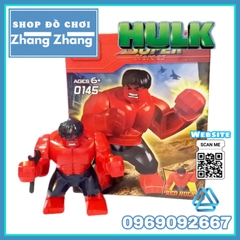 Xếp hình Hulk Bigfigures Siêu anh hùng Marvel Avengers Endgame Lego Minifigures Decool 0145
