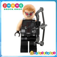 Đồ chơi Xếp hình Captain America gồm Hulk - Spider man - Thor Zod - Hawkeye - Iron man - Batman Minifigures Xinh 001 009
