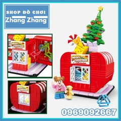 Đồ chơi xếp hình Ngôi nhà cà chua đêm giáng sinh Merry Christmas gồm 342 hình Mô hình Minifigures Shenyang SY5217