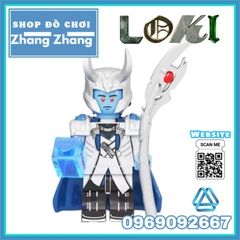 Đồ chơi xếp hình Loki TVA trong Thor Minifigures Kopf KF6141