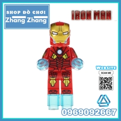 Xếp hình Iron Nightrunner Spider-Man Batman Killer Frost Venom Robin Deadman Squirrel Girl Lego Minifigures Kopf KF6052