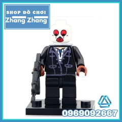 Xếp hình băng cướp ngân hàng Joker Henchman Robber trong batman Lego Minifigures POGO PG8016