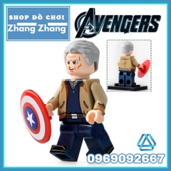 Xếp hình Avengers End Game Captain Marvel Spider-Man Pepper Thor Thanos America Rocket Racoon Lego Minifigures WM6061