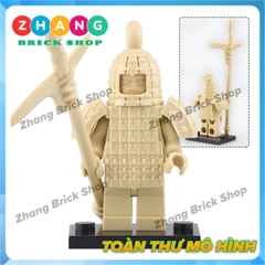Xếp hình Đội quân đất nung Tần Thủy Hoàng Terra Cotta Warrior Lego Minifigures Koruit KT1089