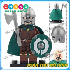 Xếp hình The Lord of the Rings chiến binh Rohan trong chúa tể những chiếc nhẫn Lego Minifigures Koruit KT1046