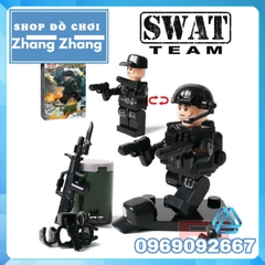 Lego xếp hình cảnh sát police lực lượng đặc nhiệm S.W.A.T Swat Lego MinifiguresTbs Toys Tbs 11-16 Tbs 0211