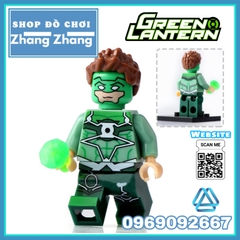 Xếp hình Flash & Shazam Green Lantern Fire Storm - Black Adam - Lobo - Scarecrow DC Comics Lego Minifigures Xinh X0153
