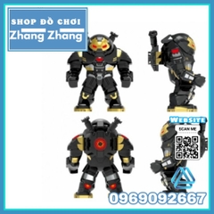 [9.8 cm] Xếp hình Hulkbuster Warmachine tặng kèm Iron man Người sắt trong Avengers Lego Minifigures Xinh Xh1160