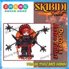 Đồ chơi lắp ráp Skibidi Toilet Duchess Astro Toilet Minifigures KDL838 K2247 [Zhang Brick Shop]