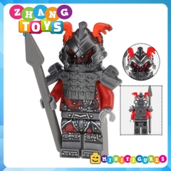 Xếp hình Ninjago Villains Samurai X , Krux, The Wei Snake , Vermin Lego Minifigures Xinh X0155