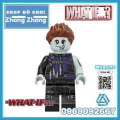 Đồ chơi xếp hình What If gồm Star lord Black Widow - Falcon Hawkeye Okye - Happy Hogan Agent 11 Minifigures Kopf KF6148