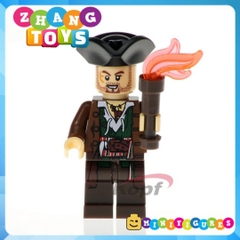 Xếp hình Pirates of the Caribbean Jack Sparrow - Carina - Barbossa - Henry - Scurm - Gibbs Lego Minifigures Xinh X0160