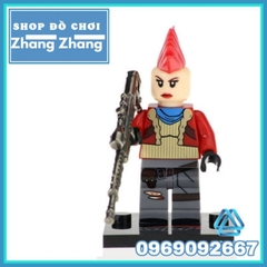 Đồ chơi Xếp hình For Teite Jonesy - Fortnite Ninja Dark Voyar - Skull Trooper Minifigures Kopf KF6038